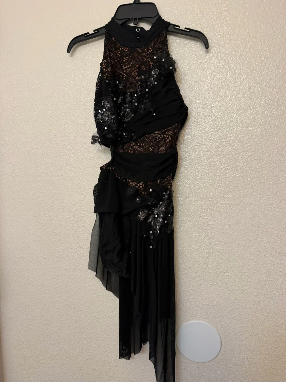 Revolution Tenth House lyrical Dance costume black custom LILITH TH24177 SA adlt